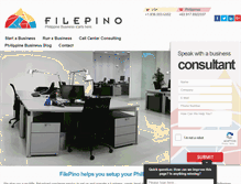 Tablet Screenshot of filepino.com